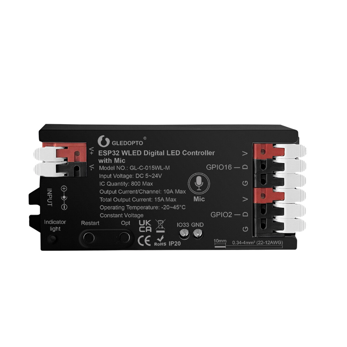 Gledopto GL-C-015WL ESP32 WLED Controller