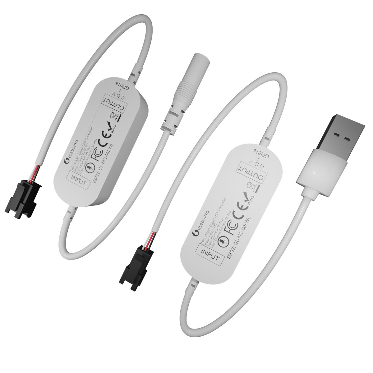 Gledopto Mini WLED Controller (GL-MC-001WL / 002WL)